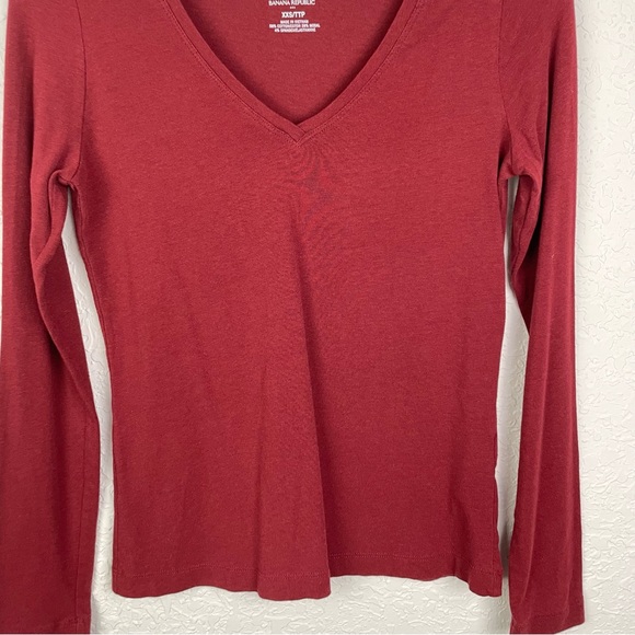 Banana Republic Longsleeve timeless tee T-shirt Size XXS - Picture 4 of 8